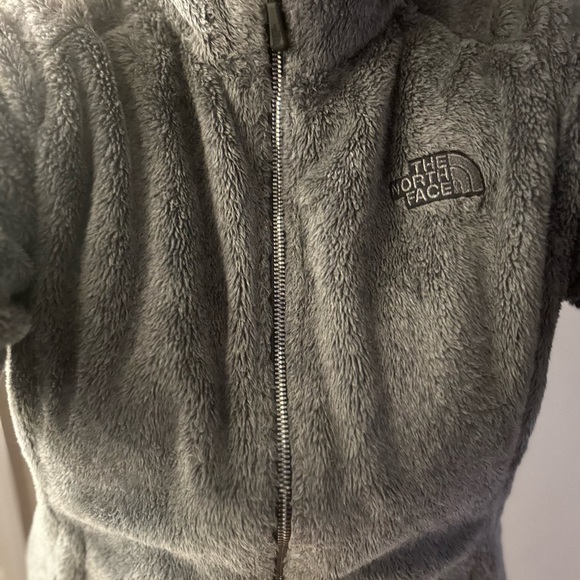 The North Face Women’s Osito Faux Fur Mock Neck Jacket Charcoal Gray Size Small - Picture 15 of 16